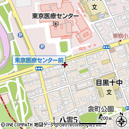 コクミン薬局東京医療センター前店周辺の地図
