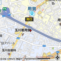 ニッポンレンタカー用賀駅前営業所周辺の地図