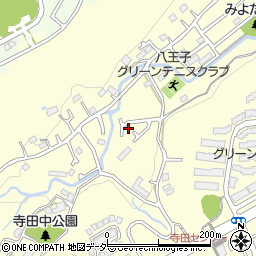 東京都八王子市寺田町618-2周辺の地図
