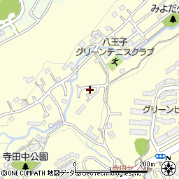 東京都八王子市寺田町616-9周辺の地図
