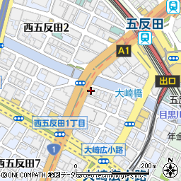 きらぼし銀行五反田支店周辺の地図