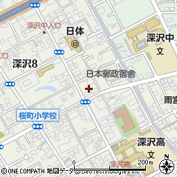 東京都世田谷区深沢8丁目2周辺の地図