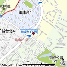有限会社田中石油店　御成台サービスステーション周辺の地図