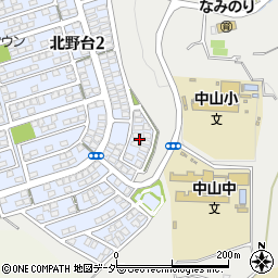 東京都八王子市北野台2丁目9周辺の地図