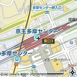 東京都多摩市落合1丁目10周辺の地図