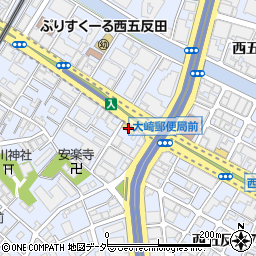 東京マツダ五反田店周辺の地図