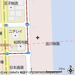 東海運株式会社　京浜事業部コンテナ輸送部周辺の地図
