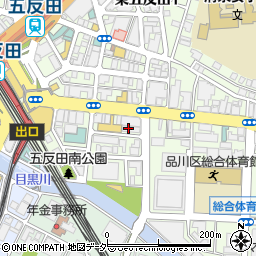 個室×本格焼肉・鉄板焼き 梨の家 －nashinoya－ 五反田店周辺の地図