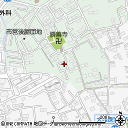 山梨県甲府市後屋町624-16周辺の地図