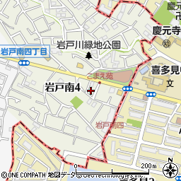 東京都狛江市岩戸南4丁目21-9周辺の地図