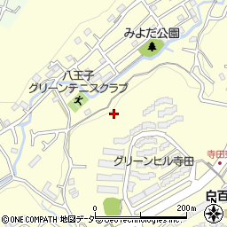 東京都八王子市寺田町周辺の地図