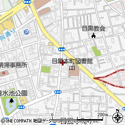 敷島製パン株式会社　目黒営業所周辺の地図