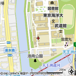 水理模型実験棟周辺の地図