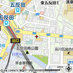 ビストロ Lanterne Rouge 五反田店周辺の地図