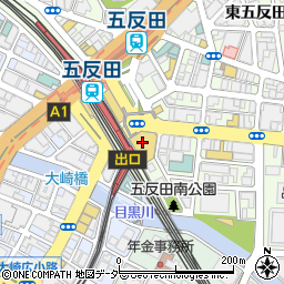 ハニーズ五反田東急スクエア店周辺の地図