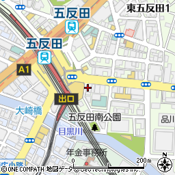 大戸屋五反田東口駅前店周辺の地図