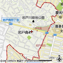 東京都狛江市岩戸南4丁目21-10周辺の地図