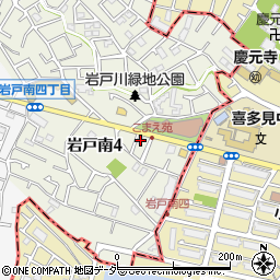 東京都狛江市岩戸南4丁目21-3周辺の地図