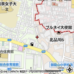 名鉄協商北品川６丁目駐車場周辺の地図