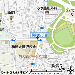 駒沢公園内科クリニック周辺の地図