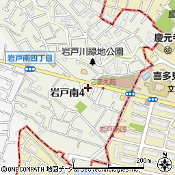 東京都狛江市岩戸南4丁目21-2周辺の地図