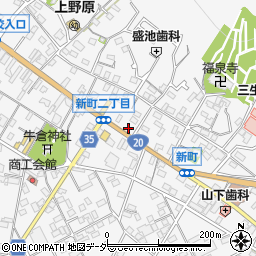 株式会社シンカ山梨　上野原事業所周辺の地図