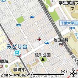 ナビパーク緑町第４駐車場周辺の地図