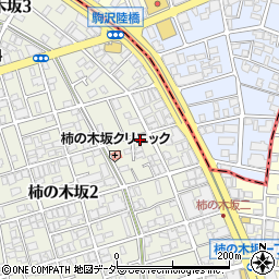 東京都目黒区柿の木坂2丁目8-19周辺の地図