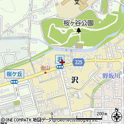 平沢左官周辺の地図