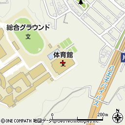 体育館周辺の地図