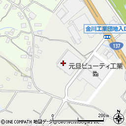 日本電算機用品株式会社　山梨工場周辺の地図