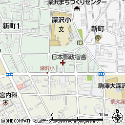 東京都世田谷区新町1丁目2周辺の地図