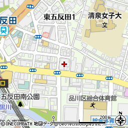コナミスポーツクラブ　五反田周辺の地図
