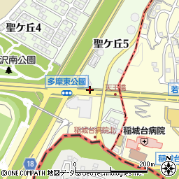 天王橋周辺の地図