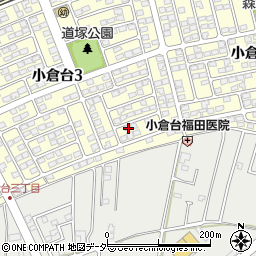 千葉県千葉市若葉区小倉台3丁目33-2周辺の地図