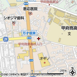 山梨県甲府市上今井町670周辺の地図