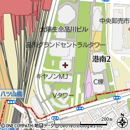 三菱重工本社ビル周辺の地図
