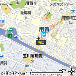 用賀駅周辺の地図