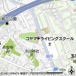 井山ゴルフ練習場周辺の地図