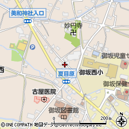 山梨県笛吹市御坂町夏目原684-1周辺の地図