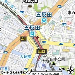 みずほ銀行アトレ五反田 ＡＴＭ周辺の地図