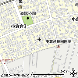 千葉県千葉市若葉区小倉台3丁目32-8周辺の地図