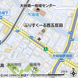 アジアンダイニング　サッカール　五反田店周辺の地図