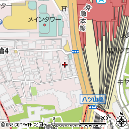 東京都港区高輪4丁目22周辺の地図