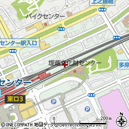 東京都多摩市落合1丁目12-5周辺の地図