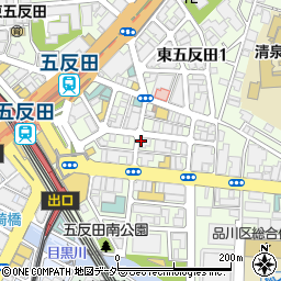 ドシー五反田周辺の地図