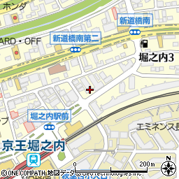 ファミリーマート京王堀之内駅東店周辺の地図