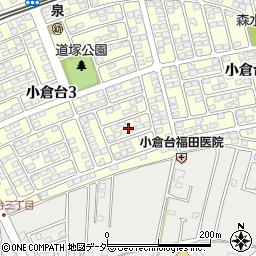 千葉県千葉市若葉区小倉台3丁目32周辺の地図