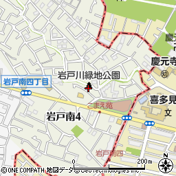 東京都狛江市岩戸南4丁目15-4周辺の地図
