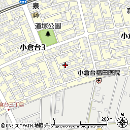 千葉県千葉市若葉区小倉台3丁目32-2周辺の地図